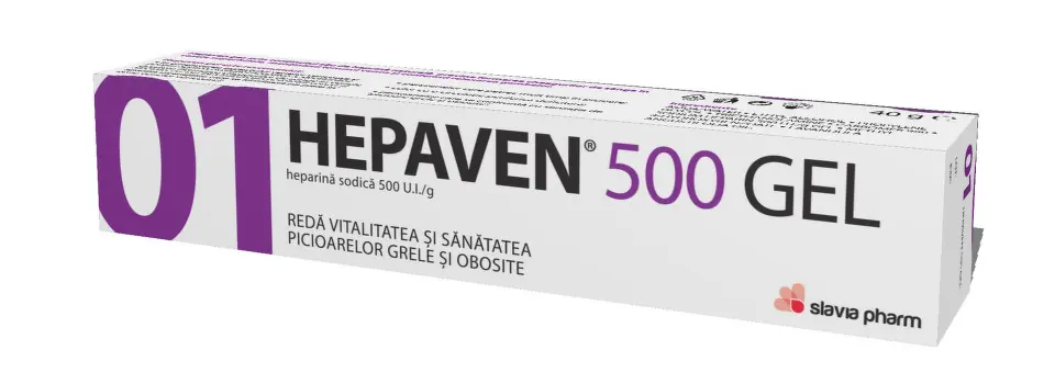 HEPAVEN 500 GEL X 45G SLAVIA Livrare rapidă