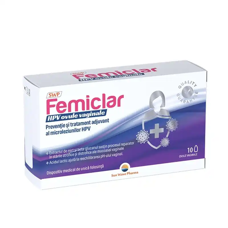 FEMICLAR HPV 10 OVULE Cumpără acum