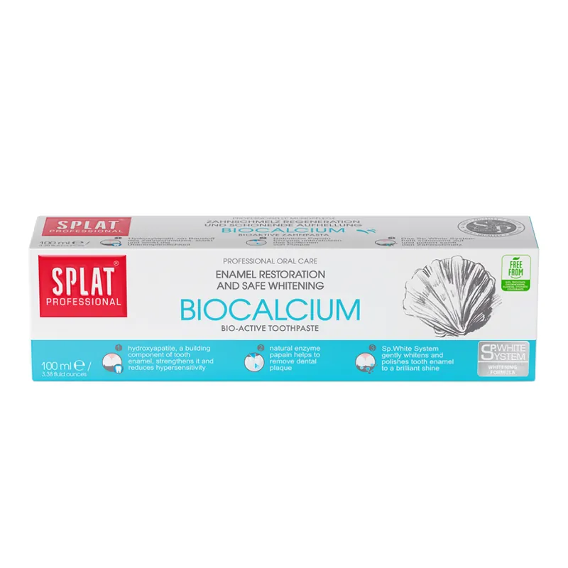 Pasta de dinti Biocalcium, 100 ml, Splat Vezi acum