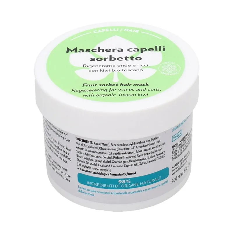 Cumpără online Biofficina Toscana Fruit Sorbet Hair Mask, masca regeneranta pentru par cret 200 ml