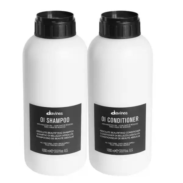 Davines - Pachet nutritiv si restructurant OI Absolute Sh 1L+Bls 1L Reducere