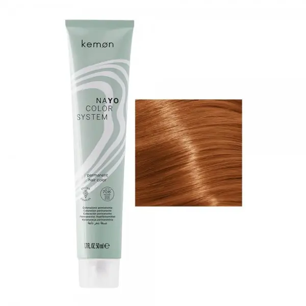 Kemon NaYo - Vopsea permanenta 8.06 Light Mahogany Natural Blonde 50ml Preț mic