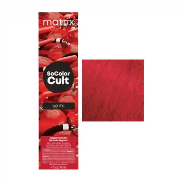 Preț promoțional Matrix SoColor Cult - Vopsea semipermanenta Red Hot 118ml