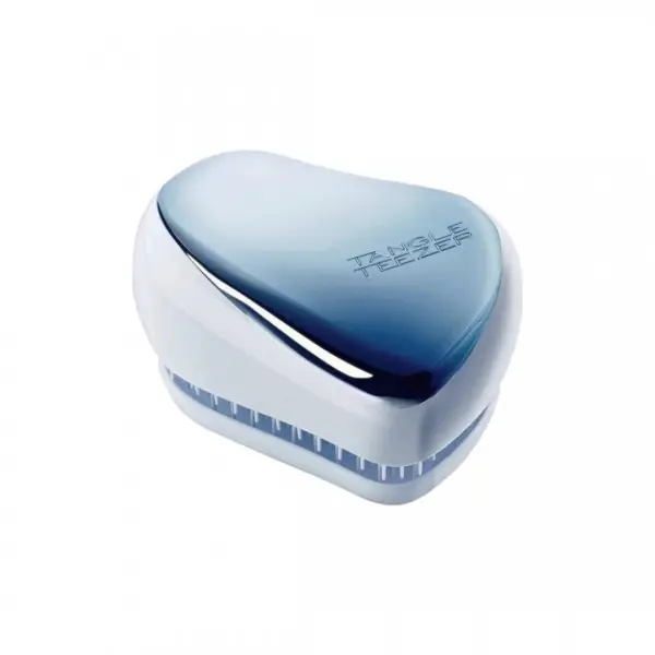 Ofertă de sezon Tangle Teezer Compact - Perie de par Baby Blue Chrome
