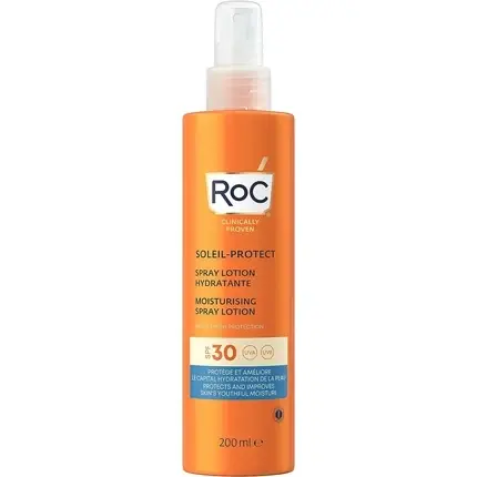 Plată securizată Spray de Protecție Solară, RoC Soleil-Protect, SPF 30, 200ml