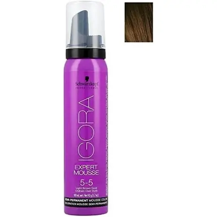 Reducere specială Spuma Coloranta, Schwarzkopf, Igora Expert Mousse, 5-5, 100ml