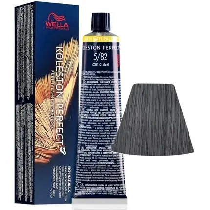 Vopsea de par permanenta, Wella, Koleston Perfect Me+ Rich Naturals 5/82, 60ml Noutate