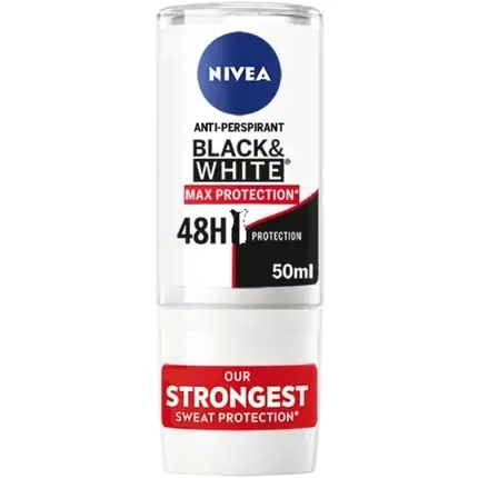 Bestseller Deodorant, Nivea, Black & White Max Protection, 50ml