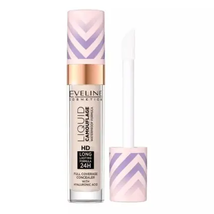 Corector lichid, Eveline Makeup, Liquid Camouflage, Light Porcelain Plată sigură