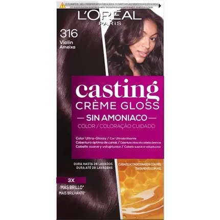 Vopsea de păr, L‘Oréal, Casting Cream Gloss, brunet Plată securizată