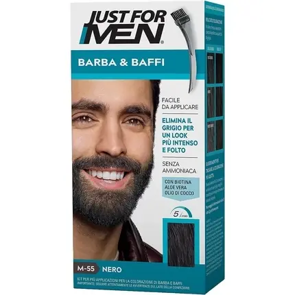 Retur ușor Vopsea barba si mustata, Just For Men, negru