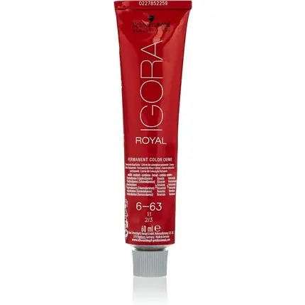 Popular Vopsea de Par, Schwarzkopf Igora Royal, 6-63 Blond Inchis Ciocolatiu Mat, 60g