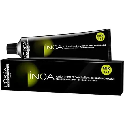 Vopsea de par, L‘Oréal, Inoa, Blond Auriu Cu Mahon, 60g Discount