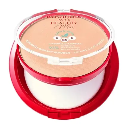 Pudra Compacta, Bourjois Healthy Mix Natural, 02 Vanilie, 10g Retur gratuit
