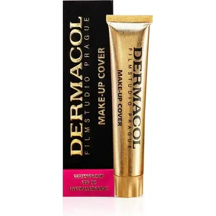 Plată securizată Fond de ten lichid, Dermacol Dc, Full Coverage, SPF 30, 30g