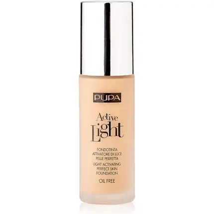 Ofertă limitată Fond de ten, Pupa Milano, Active Light, Natural Beige 30ml