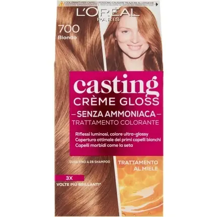 Vopsea de păr, L‘Oréal, Casting Creme Gloss, blondă Ofertă limitată