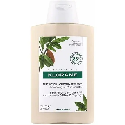 Șampon reparator, Klorane, păr foarte uscat, Cupuaçu organic, 200ml Cumpără online