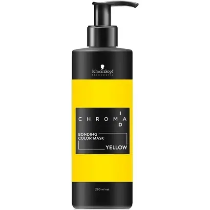 Masca de colorare intensă, Schwarzkopf Chroma ID, galben, 280ml Discount