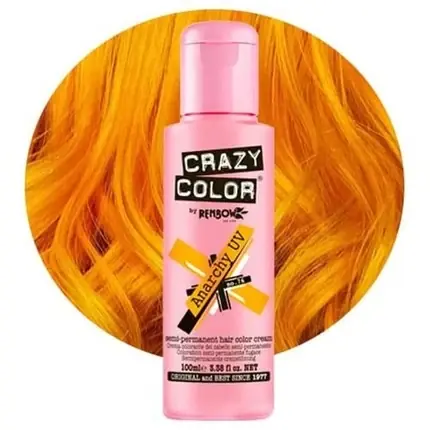Chilipir Cremă colorantă semipermanentă, Crazy Color Anarchy UV, 100g