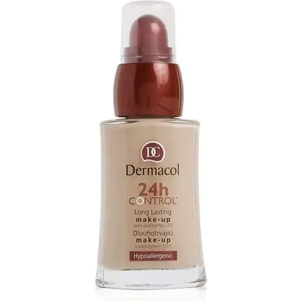 Ofertă exclusivă Fond de ten lichid, Dermacol Dc, 24H Control, palid