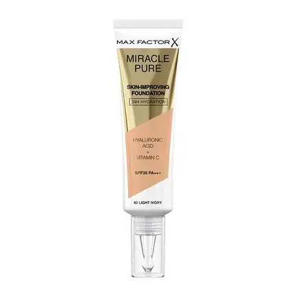 Ultima șansă Fond de ten, Max Factor, Miracle Pure, SPF 30, nuanța Ivory deschis