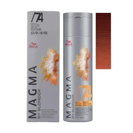 Expediere rapidă Vopsea păr, Wella, Magma by Blondor, maro-roșu 120ml