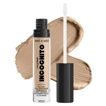 Calitate înaltă Concealer, Wet ‘N‘ Wild, Megalast Incognito, Medium Neutral