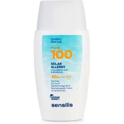Disponibil imediat Protecție solară Sensilis, Ultrafluid 100, anti-îmbătrânire 40ml