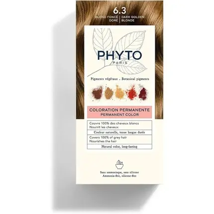 Chilipir Vopsea de păr, Phyto, PHYTOCOLOR, blond închis auriu