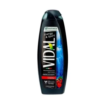 Cumpără acum Gel de duș energizant, Vidal, Ginseng și Guarana, 500ml