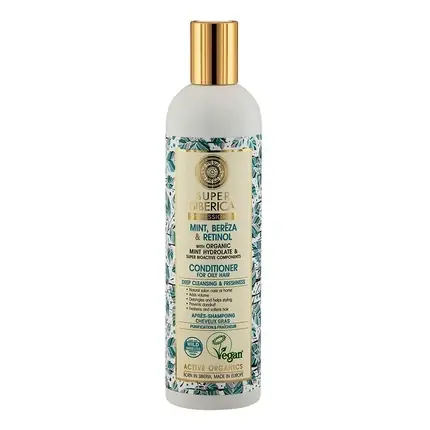Balsam de păr Natura Siberica, Super Mint, Retinol, 400ml Preț promoțional