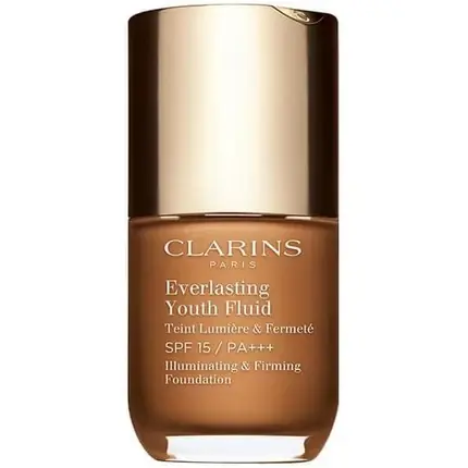 Disponibil imediat Fond de ten, Clarins, Everlasting Youth Fluid, hazel, 30 ml