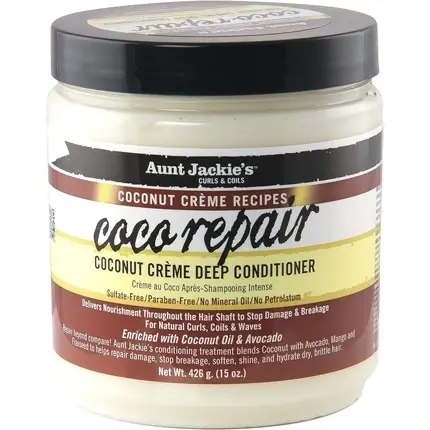 Chilipir Spumă reparatorie coco, Aunt Jackie‘s, 436ml