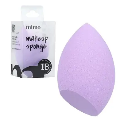 Plată securizată Burete machiaj T4B Tools For Beauty, forma ovală, violet