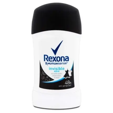 Reducere de preț Deodorant stick, Rexona, Invisible Aqua, 40ml