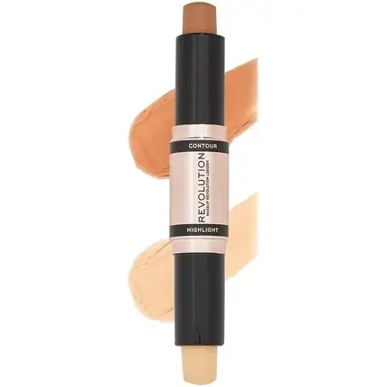 Premium Stick contur, Makeup Revolution, duo cremă, mediu