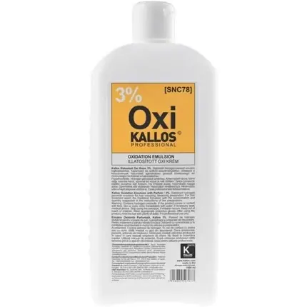 Oxidant păr, Kallos, 3%, 1000ml Ofertă specială