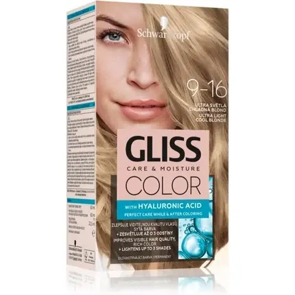 Ofertă limitată Vopsea de păr, Gliss, 9-16 Ultra Blond Rece