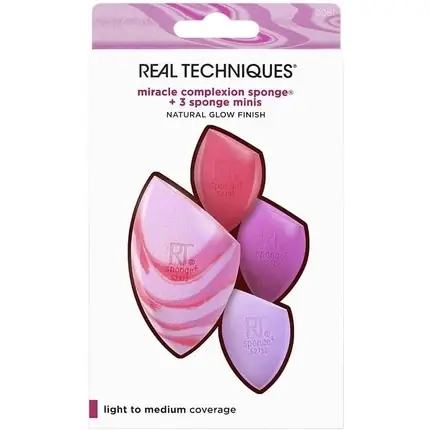 Set bureți machiaj, Real Techniques, Berry Pop Bestseller