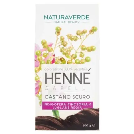 Bestseller Vopsea de păr, Naturaverde, Henne-Maro închis