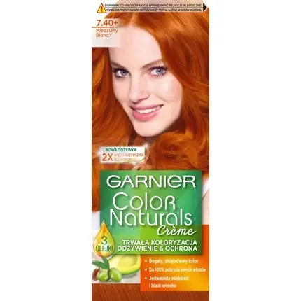 Vopsea de păr, Garnier, Color Naturals, intens cupru Chilipir