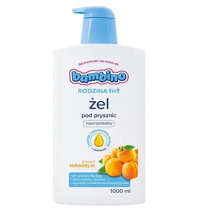 Gel de duș, Bambino RODZINA, Mirabels Scented, 1000ml Cumpără online
