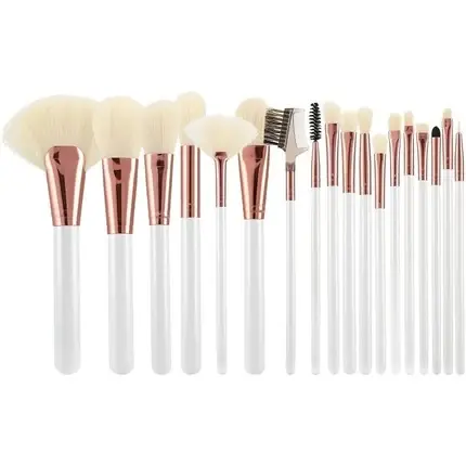 Set pensule machiaj Tb Tools For Beauty, ecru, 18 piese Preferatul clienților