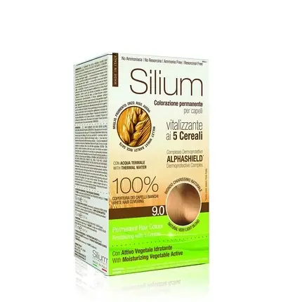 Disponibil imediat Vopsea de păr, Silium, NAT9.0, 100g