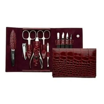 Popular Set manichiură, Dukas, piele naturală, roșu
