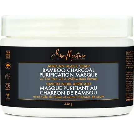 Masca de par Shea Moisture African Soap, Bamboo, 368g Cel mai vândut