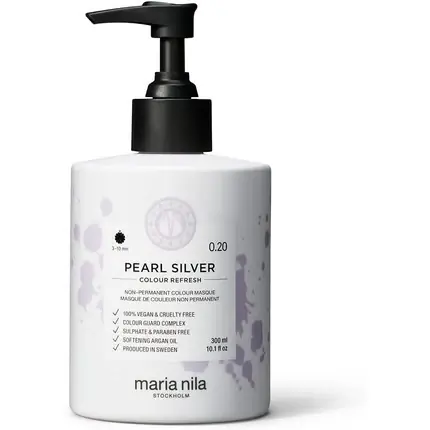 Masca pentru păr, Maria Nila, Colour Refresh Pearl Silver, 300ml Nu rata