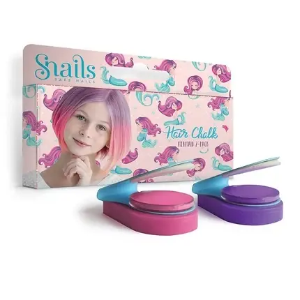 Set cretă de păr, Snails Safe Nails, Mermaid, multicolor Ofertă specială