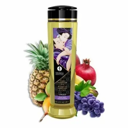 Ulei masaj, Shunga, Exotic Fruits, 240ml Retur gratuit